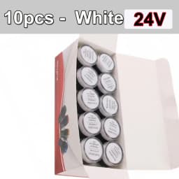 10pcs/lot Waterproof AD16-22DS 22mm 12V24V220V Red Blue Green White Yellow Panel Mount Signal Power Led Indicator Light