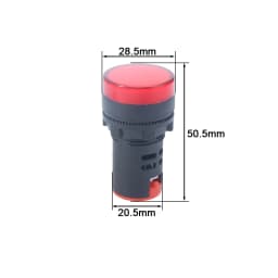 10pcs/lot Waterproof AD16-22DS 22mm 12V24V220V Red Blue Green White Yellow Panel Mount Signal Power Led Indicator Light