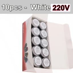 10pcs/lot Waterproof AD16-22DS 22mm 12V24V220V Red Blue Green White Yellow Panel Mount Signal Power Led Indicator Light