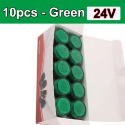 10pcs/lot Waterproof AD16-22DS 22mm 12V24V220V Red Blue Green White Yellow Panel Mount Signal Power Led Indicator Light