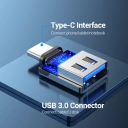 Vention USB C Adapter Type C Male to USB 3.0 2.0 Female OTG Cable for Macbook Pro Huawei Mate 30 Samsung S10 USB OTG Connector