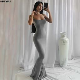 Strap Backless Long Maxi Dresses Party Club Vacation Outfits Women Sexy Casual Summer Dress 2022 Wholesale Slim Dresses Female