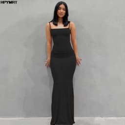 Strap Backless Long Maxi Dresses Party Club Vacation Outfits Women Sexy Casual Summer Dress 2022 Wholesale Slim Dresses Female
