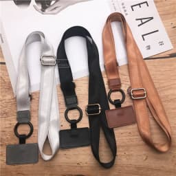 Polyester Adjustable Webbing Lanyard Wrist Lanyard Gasket Hanging Neck Sling Multifunctional Mobile Phone Rope