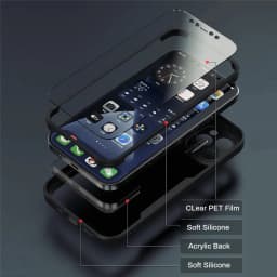 Luxury 360 Full Body Front+Back Clear Case For iPhone 18 17 16 15 14 13 11 12 Pro Max XS 7 Plus Silicone Bumper Shockproof Cover