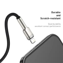 Baseus USB Cable for iPhone 14 11 12 Pro Max Xs Xr X 2.4A Fast Charging Cable for iPhone Cable 7 SE 8 Plus Charger for iPad Air