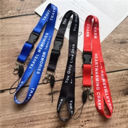 Keychain Straps Rope Mobile Phone Charm Neck Strap Lanyard for ID Card Keycord DIY Lanyard Hang Rope New Pattern