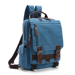 New Small Canvas Backpack Men Travel Back Pack Multifunctional Shoulder Bag for Women Laptop Rucksack School Bags Female Daypack