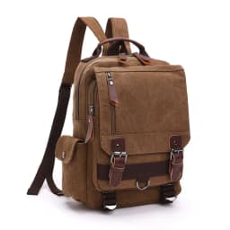New Small Canvas Backpack Men Travel Back Pack Multifunctional Shoulder Bag for Women Laptop Rucksack School Bags Female Daypack