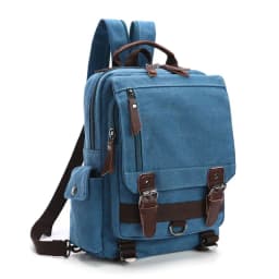 New Small Canvas Backpack Men Travel Back Pack Multifunctional Shoulder Bag for Women Laptop Rucksack School Bags Female Daypack