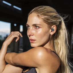 Sports BT Earphones with Earhooks Buds Sports Earphones Running In-Ear Headphones VV2 for Run Walk