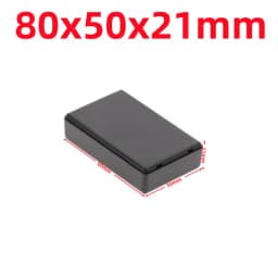 ABS Plastic Project Box Waterproof Black DIY Housing Instrument Case Storage Case Enclosure Boxes Electronic Home Supplies