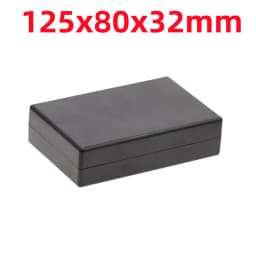 ABS Plastic Project Box Waterproof Black DIY Housing Instrument Case Storage Case Enclosure Boxes Electronic Home Supplies