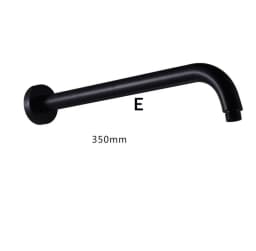 BAKALA Round & Square Stainless Steel Ultra-thin Showerheads 16/12/10/8 Inch Rainfall Shower Head Rain Shower BLACK Finish
