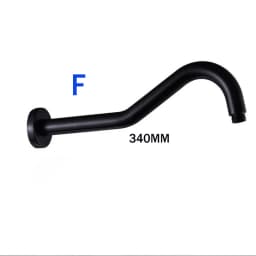 BAKALA Round & Square Stainless Steel Ultra-thin Showerheads 16/12/10/8 Inch Rainfall Shower Head Rain Shower BLACK Finish