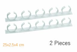 1/4 Pcs Wall Mount Home Kitchen Storage Rack Ingredient Spice Plastic Clip Rack Organizer Accessories Jars Spice Holder Tools