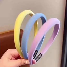 2026 New Children Cute Solid Color Hair Band Headwear Kids Simple Lovely Broadside Headband Baby Girls Acrylic Hair Accessories