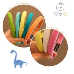 2026 New Children Cute Solid Color Hair Band Headwear Kids Simple Lovely Broadside Headband Baby Girls Acrylic Hair Accessories