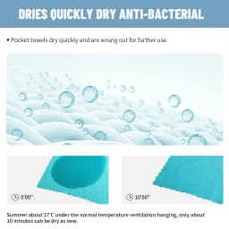 Hiturb Outdoor Travel Round Cloth Bag Packaging Quick Drying Towel Absorbent Quick Drying Lightweight Portable Beach Running