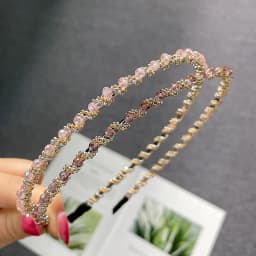 Sweet Color Crystal Spring Hair Clips Pins Handmade Beads Hair Barrettes For Women Girl Fashion Simple Hair Accessories Headwear