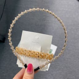 Sweet Color Crystal Spring Hair Clips Pins Handmade Beads Hair Barrettes For Women Girl Fashion Simple Hair Accessories Headwear