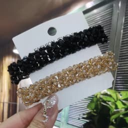 Sweet Color Crystal Spring Hair Clips Pins Handmade Beads Hair Barrettes For Women Girl Fashion Simple Hair Accessories Headwear