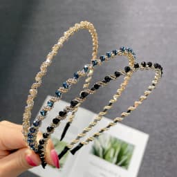 Sweet Color Crystal Spring Hair Clips Pins Handmade Beads Hair Barrettes For Women Girl Fashion Simple Hair Accessories Headwear