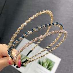 Sweet Color Crystal Spring Hair Clips Pins Handmade Beads Hair Barrettes For Women Girl Fashion Simple Hair Accessories Headwear