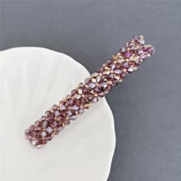 Sweet Color Crystal Spring Hair Clips Pins Handmade Beads Hair Barrettes For Women Girl Fashion Simple Hair Accessories Headwear