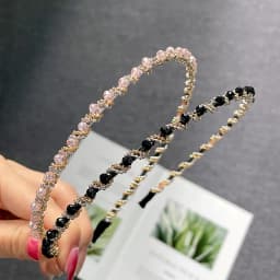 Sweet Color Crystal Spring Hair Clips Pins Handmade Beads Hair Barrettes For Women Girl Fashion Simple Hair Accessories Headwear