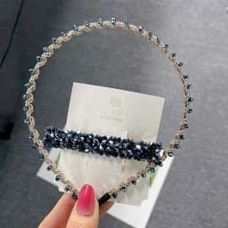 Sweet Color Crystal Spring Hair Clips Pins Handmade Beads Hair Barrettes For Women Girl Fashion Simple Hair Accessories Headwear