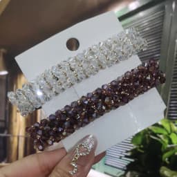 Sweet Color Crystal Spring Hair Clips Pins Handmade Beads Hair Barrettes For Women Girl Fashion Simple Hair Accessories Headwear