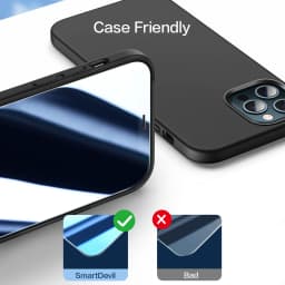 SmartDevil 2PCS Screen Protector for iPhone 17 Pro Max 17 Air 16 Pro Max 15 14 13 Tempered Glass 9H HD Front Film for iPhone 17