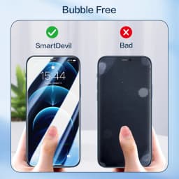 SmartDevil 2PCS Screen Protector for iPhone 17 Pro Max 17 Air 16 Pro Max 15 14 13 Tempered Glass 9H HD Front Film for iPhone 17