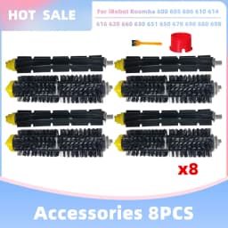 Fit For iRobot Roomba Serie 600 605 614 620 660 630 631 650 651 655 660 671 680 691 692 694 697 698 585 595 Parts Filter Brush