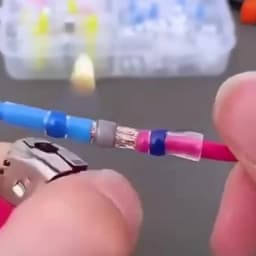 Waterproof Solder Connector Terminals,Heat Shrink Casing with Solder Connectors,Electrical Butt Wire Connector Sealing Tube
