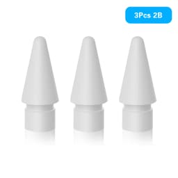 New Tip for Apple Pencil Tip Nib for Apple Pencil 1st 2nd Generation 1 2th Gen Pencil Replacement Tip 2H 2B 4.0 Transparent Nib