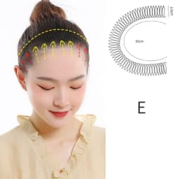 Invisible Broken Hair Hairpin Women Tiara Style Tools Roll Curve Needle Bangs Fixed Insert Comb Professional Styling Accessories