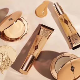 Charlotte Tilbury Lip Stick Liquid Foundation Highlighter Pressed Powder Blush Facial Spot Concealer Foundation Makeup Cosmetics