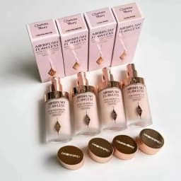 Charlotte Tilbury Lip Stick Liquid Foundation Highlighter Pressed Powder Blush Facial Spot Concealer Foundation Makeup Cosmetics