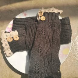 Winter Long Warm Leg Warmers Knitting Knee High Socks Women Boot Topper Sock Skinny Stockings Girl's Polainas