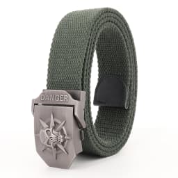 Canvas Automatic Buckle Belt for Men Tactical Army High Quality 4mm Thick 38mm Wide Pants Accessories New Outdoor Training Belt