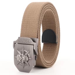 Canvas Automatic Buckle Belt for Men Tactical Army High Quality 4mm Thick 38mm Wide Pants Accessories New Outdoor Training Belt