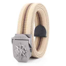 Canvas Automatic Buckle Belt for Men Tactical Army High Quality 4mm Thick 38mm Wide Pants Accessories New Outdoor Training Belt