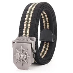 Canvas Automatic Buckle Belt for Men Tactical Army High Quality 4mm Thick 38mm Wide Pants Accessories New Outdoor Training Belt