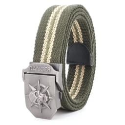 Canvas Automatic Buckle Belt for Men Tactical Army High Quality 4mm Thick 38mm Wide Pants Accessories New Outdoor Training Belt