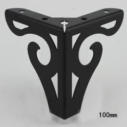 4pcs 10/12.5cm Hollow Carving Metal Furniture Legs Sofa Legs Cupboard Table Bed Legs with Screws Furniture Foot Level