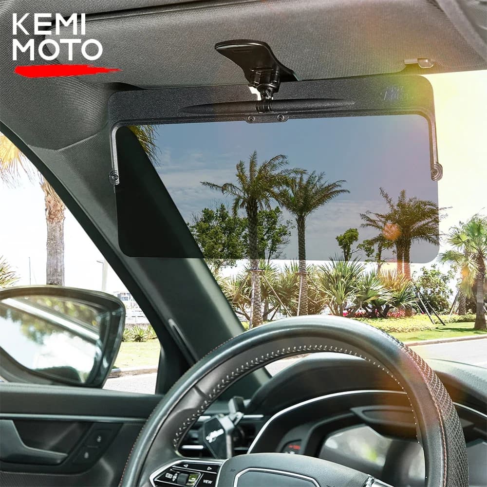 Sun Visor for SUVs Trucks Car Polarized Sunshade Anti-Dazzle Anti-UV Rotatable Adjustable Sunvisor Clear Vision Car Accessories