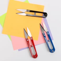 12pcs Tailor Scissors Cross Stitch Garment High Quality U Shape Spring Sewing Scissors Tool Diy Thread Yarn Embroidery Patch