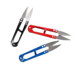 12pcs Tailor Scissors Cross Stitch Garment High Quality U Shape Spring Sewing Scissors Tool Diy Thread Yarn Embroidery Patch